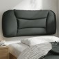 vidaXL Kopfteil-Kissen Dunkelgrau 90 cm Stoff vidaXL Kopfteil-Kissen Dunkelgrau 90 cm Stoff