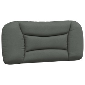 vidaXL Kopfteil-Kissen Dunkelgrau 90 cm Stoff