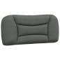 vidaXL Kopfteil-Kissen Dunkelgrau 90 cm Stoff vidaXL Kopfteil-Kissen Dunkelgrau 90 cm Stoff