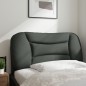 vidaXL Kopfteil-Kissen Dunkelgrau 90 cm Stoff vidaXL Kopfteil-Kissen Dunkelgrau 90 cm Stoff