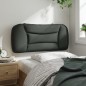 vidaXL Kopfteil-Kissen Dunkelgrau 90 cm Stoff vidaXL Kopfteil-Kissen Dunkelgrau 90 cm Stoff