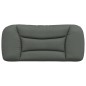 vidaXL Kopfteil-Kissen Dunkelgrau 90 cm Stoff vidaXL Kopfteil-Kissen Dunkelgrau 90 cm Stoff