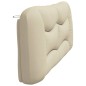 vidaXL Kopfteil-Kissen Creme 200 cm Stoff vidaXL Kopfteil-Kissen Creme 200 cm Stoff