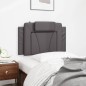 vidaXL Kopfteil-Kissen Grau 90 cm Kunstleder vidaXL Kopfteil-Kissen Grau 90 cm Kunstleder