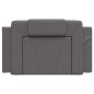 vidaXL Kopfteil-Kissen Grau 90 cm Kunstleder vidaXL Kopfteil-Kissen Grau 90 cm Kunstleder