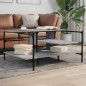 vidaXL Couchtisch Grau Sonoma 100x100x48,5 cm Holzwerkstoff vidaXL Couchtisch Grau Sonoma 100x100x48,5 cm Holzwerkstoff