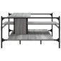 vidaXL Couchtisch Grau Sonoma 100x100x48,5 cm Holzwerkstoff vidaXL Couchtisch Grau Sonoma 100x100x48,5 cm Holzwerkstoff