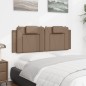 vidaXL Kopfteil-Kissen Cappuccino-Braun 120 cm Kunstleder vidaXL Kopfteil-Kissen Cappuccino-Braun 120 cm Kunstleder