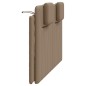 vidaXL Kopfteil-Kissen Cappuccino-Braun 120 cm Kunstleder vidaXL Kopfteil-Kissen Cappuccino-Braun 120 cm Kunstleder