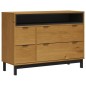 vidaXL Schubladenschrank FLAM 110x40x80 cm Massivholz Kiefer vidaXL Schubladenschrank FLAM 110x40x80 cm Massivholz Kiefer