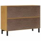vidaXL Schubladenschrank FLAM 110x40x80 cm Massivholz Kiefer vidaXL Schubladenschrank FLAM 110x40x80 cm Massivholz Kiefer