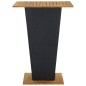 vidaXL 9-tlg. Gartenbar-Set mit Kissen Poly Rattan Schwarz vidaXL 9-tlg. Gartenbar-Set mit Kissen Poly Rattan Schwarz
