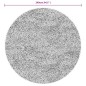 vidaXL Teppich Shaggy Hochflor Modern Anthrazit Ø 240 cm vidaXL Teppich Shaggy Hochflor Modern Anthrazit Ø 240 cm