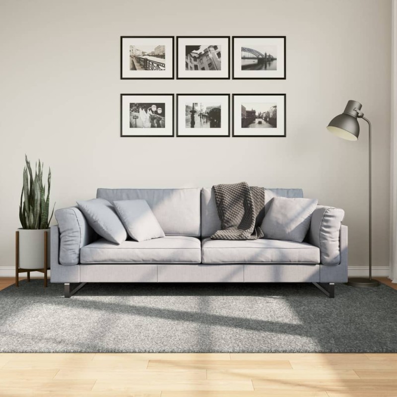 vidaXL Teppich Shaggy Hochflor Modern Grün 160x230 cm vidaXL Teppich Shaggy Hochflor Modern Grün 160x230 cm
