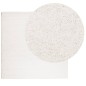 vidaXL Teppich Shaggy Hochflor Modern Creme 200x200 cm vidaXL Teppich Shaggy Hochflor Modern Creme 200x200 cm