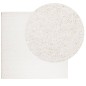 vidaXL Teppich Shaggy Hochflor Modern Creme 120x120 cm vidaXL Teppich Shaggy Hochflor Modern Creme 120x120 cm