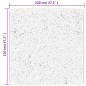 vidaXL Teppich Shaggy Hochflor Modern Creme 120x120 cm vidaXL Teppich Shaggy Hochflor Modern Creme 120x120 cm