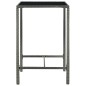 3-tlg. Gartenbar-Set Poly Rattan Grau 3-tlg. Gartenbar-Set Poly Rattan Grau