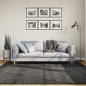 vidaXL Teppich Shaggy Hochflor Modern Anthrazit 200x200 cm vidaXL Teppich Shaggy Hochflor Modern Anthrazit 200x200 cm