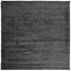 vidaXL Teppich Shaggy Hochflor Modern Anthrazit 200x200 cm