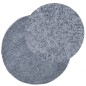 vidaXL Teppich Shaggy Hochflor Modern Blau Ø 160 cm vidaXL Teppich Shaggy Hochflor Modern Blau Ø 160 cm