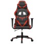vidaXL Gaming-Stuhl mit Massagefunktion Schwarz und Rot Kunstleder vidaXL Gaming-Stuhl mit Massagefunktion Schwarz und Rot Kunstleder