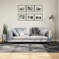 vidaXL Teppich Shaggy Hochflor Modern Schwarz und Creme 160x230 cm vidaXL Teppich Shaggy Hochflor Modern Schwarz und Creme 160x230 cm