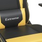 vidaXL Gaming-Stuhl mit Massagefunktion Schwarz & Golden Kunstleder vidaXL Gaming-Stuhl mit Massagefunktion Schwarz & Golden Kunstleder