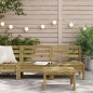 vidaXL Gartensofas ohne Armlehnen 2 Stk. Kiefernholz Imprägniert vidaXL Gartensofas ohne Armlehnen 2 Stk. Kiefernholz Imprägniert