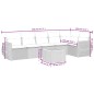 vidaXL 7-tlg. Garten-Sofagarnitur mit Kissen Schwarz Poly Rattan vidaXL 7-tlg. Garten-Sofagarnitur mit Kissen Schwarz Poly Rattan