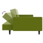 vidaXL Schlafsofa 2-Sitzer Hellgrün Samt vidaXL Schlafsofa 2-Sitzer Hellgrün Samt
