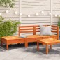 vidaXL Gartensofa 3-Sitzer Wachsbraun Massivholz Kiefer vidaXL Gartensofa 3-Sitzer Wachsbraun Massivholz Kiefer