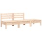 vidaXL Gartensofa 3-Sitzer Massivholz Kiefer vidaXL Gartensofa 3-Sitzer Massivholz Kiefer