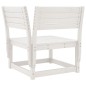 vidaXL 4-tlg. Garten-Lounge-Set Weiß Massivholz Kiefer vidaXL 4-tlg. Garten-Lounge-Set Weiß Massivholz Kiefer