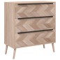 vidaXL Schubladenschrank Sonoma-Eiche 80x38,5x87 cm Holzwerkstoff vidaXL Schubladenschrank Sonoma-Eiche 80x38,5x87 cm Holzwerkstoff