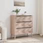 vidaXL Schubladenschrank Sonoma-Eiche 80x38,5x87 cm Holzwerkstoff vidaXL Schubladenschrank Sonoma-Eiche 80x38,5x87 cm Holzwerkstoff