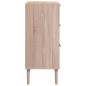 vidaXL Schubladenschrank Sonoma-Eiche 80x38,5x87 cm Holzwerkstoff vidaXL Schubladenschrank Sonoma-Eiche 80x38,5x87 cm Holzwerkstoff