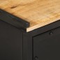 vidaXL Badschrank 40x30x50 cm Eisen und Massivholz Mango vidaXL Badschrank 40x30x50 cm Eisen und Massivholz Mango