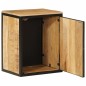 vidaXL Badschrank 40x30x50 cm Massivholz Mango und Eisen vidaXL Badschrank 40x30x50 cm Massivholz Mango und Eisen