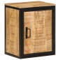 vidaXL Badschrank 40x30x50 cm Massivholz Mango und Eisen vidaXL Badschrank 40x30x50 cm Massivholz Mango und Eisen