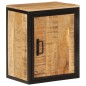 vidaXL Badschrank 40x30x50 cm Massivholz Mango und Eisen vidaXL Badschrank 40x30x50 cm Massivholz Mango und Eisen