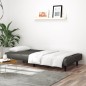 vidaXL Schlafsofa 2-Sitzer Grau Kunstleder vidaXL Schlafsofa 2-Sitzer Grau Kunstleder