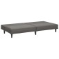 vidaXL Schlafsofa 2-Sitzer Grau Kunstleder vidaXL Schlafsofa 2-Sitzer Grau Kunstleder
