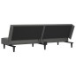 vidaXL Schlafsofa 2-Sitzer Grau Kunstleder vidaXL Schlafsofa 2-Sitzer Grau Kunstleder