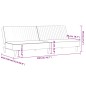 vidaXL Schlafsofa 2-Sitzer Grau Kunstleder vidaXL Schlafsofa 2-Sitzer Grau Kunstleder