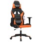 vidaXL Gaming-Stuhl mit Massagefunktion Schwarz und Orange Kunstleder vidaXL Gaming-Stuhl mit Massagefunktion Schwarz und Orange Kunstleder