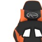 vidaXL Gaming-Stuhl mit Massagefunktion Schwarz und Orange Kunstleder vidaXL Gaming-Stuhl mit Massagefunktion Schwarz und Orange Kunstleder
