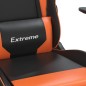 vidaXL Gaming-Stuhl mit Massagefunktion Schwarz und Orange Kunstleder vidaXL Gaming-Stuhl mit Massagefunktion Schwarz und Orange Kunstleder