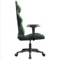 vidaXL Gaming-Stuhl mit Massagefunktion Schwarz und Grün Kunstleder vidaXL Gaming-Stuhl mit Massagefunktion Schwarz und Grün Kunstleder