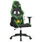 vidaXL Gaming-Stuhl mit Massagefunktion Schwarz und Grün Kunstleder vidaXL Gaming-Stuhl mit Massagefunktion Schwarz und Grün Kunstleder